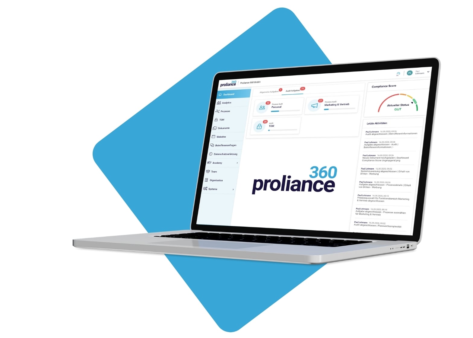 Datenschutzsoftware Proliance 360 | Für externe Datenschutzbeauftragte